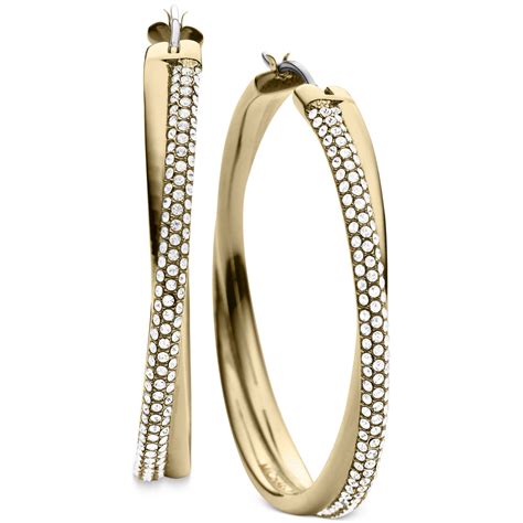 ohrstecker michael kors|michael kors gold hoop earrings.